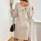 Kensington Bow-Tie Knit Dress