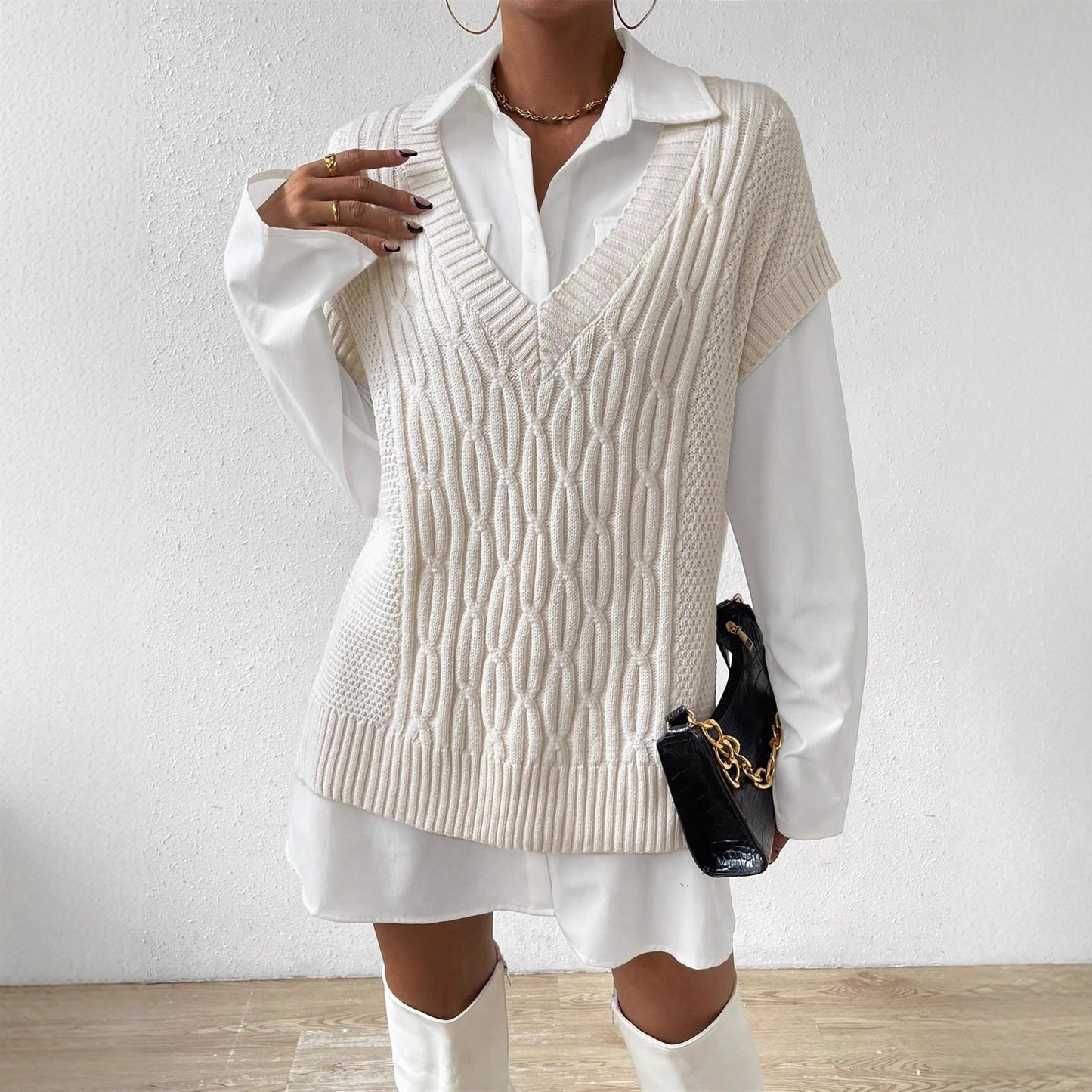 The Somerset Knit Vest – Gentle Layers, Effortless Warmth