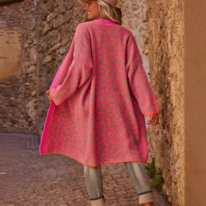 Portobello Leopard Knit Cardigan